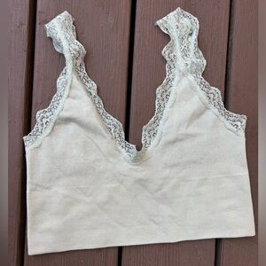 Out From Under (Urban Outfitters) Lace Edged Tank Top